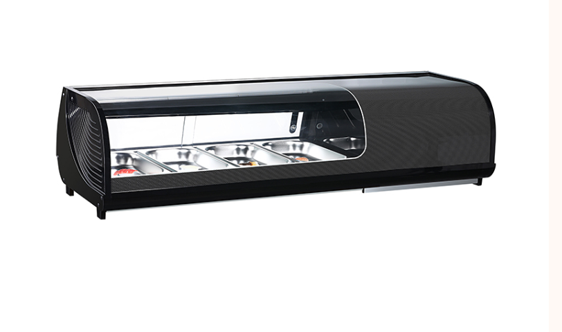 Apakah kesan kabinet paparan sushi mengenai operasi restoran sushi?